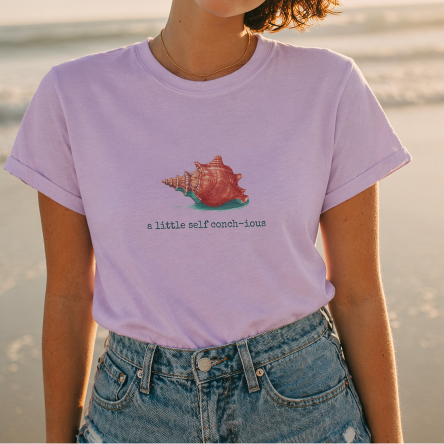 A Little Self Conch-ious | Summer Vacation T-Shirt